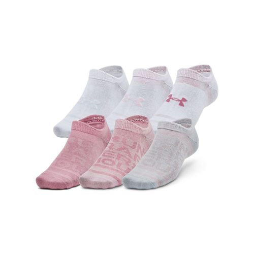 Media Deportiva Under Armour Essential No Show 1382611-697 Rosado
