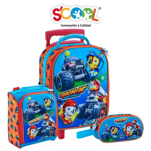 Set Maleta Paw Patrol Luces