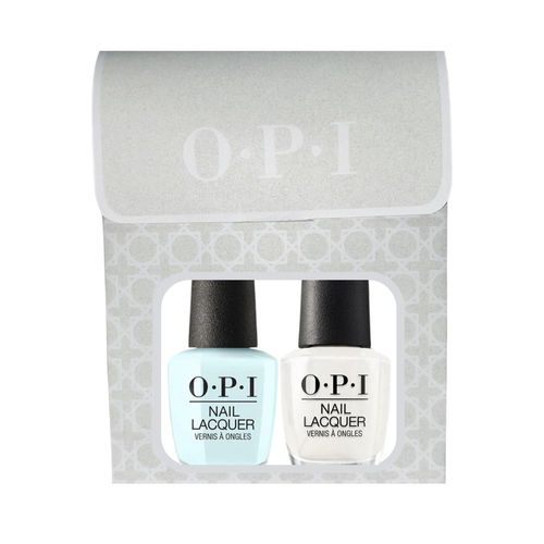 Esmaltes Opi Duo Nl Mexico City Move-Mint + Nl Funny Bunny 0.5 Oz. Celeste + Blanco