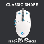 Mouse-Gamer-Logitech-G203-RGB-Lightsync-6-Botones---Blanco