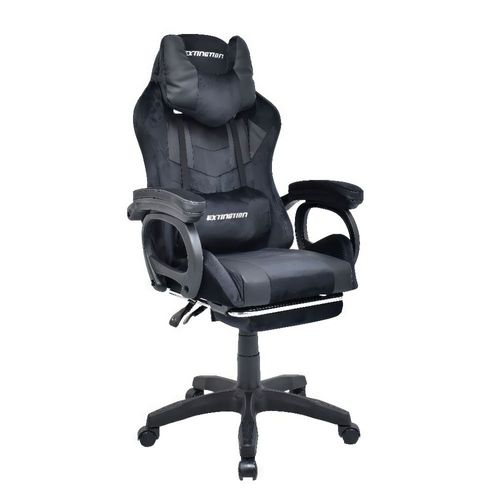 Silla Gamer Sapp Gamuza-Cuerina Color Negro