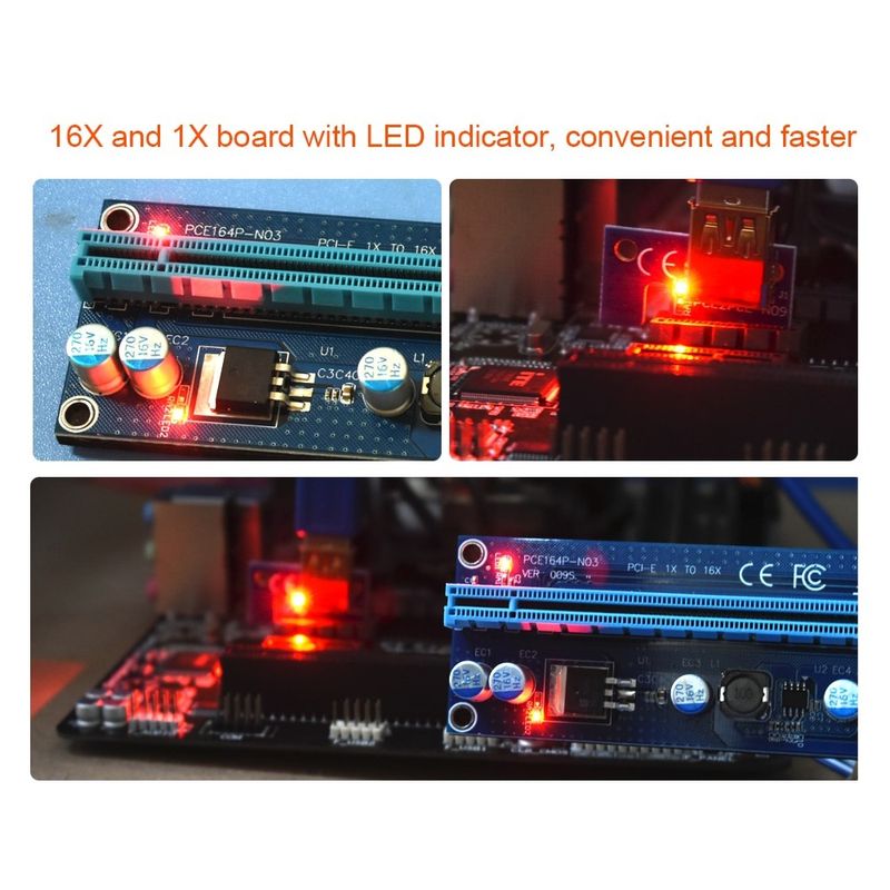 Riser-Extension-Pci-e-16x-1x-Para-Tarjetas-De-Video-PCE164p-N03-v-009s