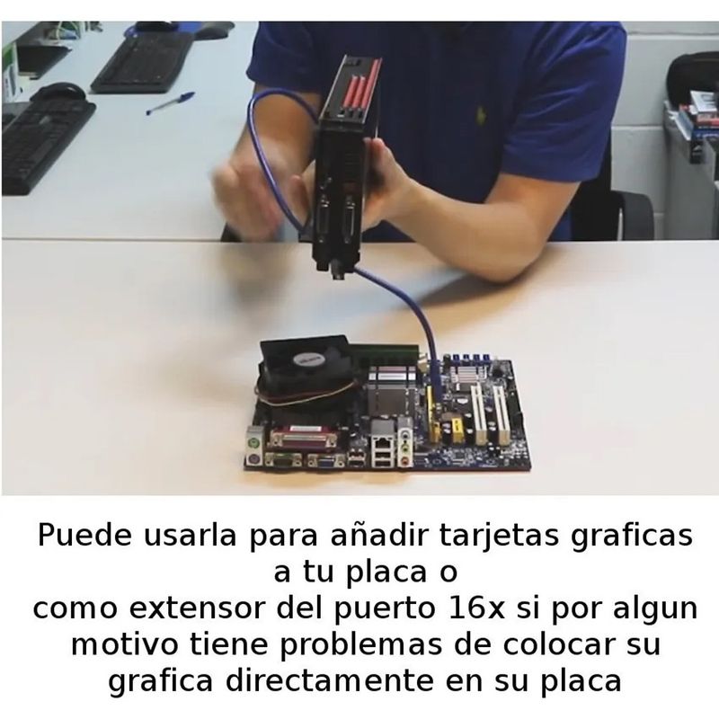 Riser-Extension-Pci-e-16x-1x-Para-Tarjetas-De-Video-PCE164p-N03-v-009s