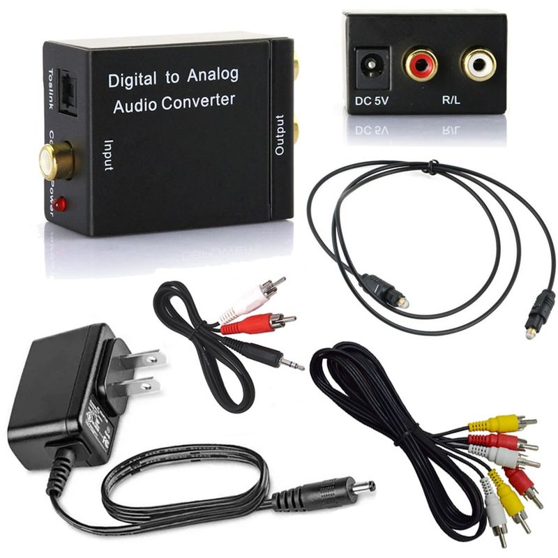 Kit-Convertidor-de-Audio-Optico-Digital-a-RCA---cable-optico-rca-aux