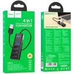 USB-30-Hub-4-Puertos-4-en-1-Usb-30---3-usb-20-HOCO-HB25-30cm