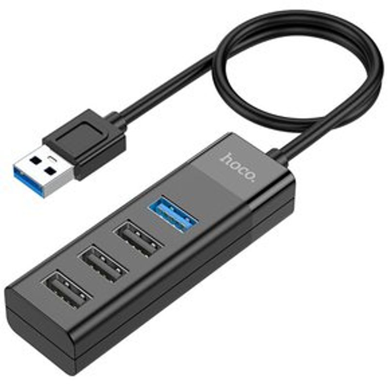 USB-30-Hub-4-Puertos-4-en-1-Usb-30---3-usb-20-HOCO-HB25-30cm