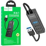 USB-30-Hub-4-Puertos-4-en-1-Usb-30---3-usb-20-HOCO-HB25-30cm