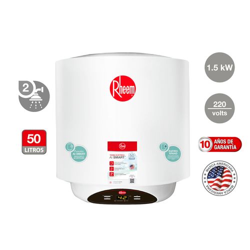 TERMA ELÉCTRICA 50L RHEEM AI SMART