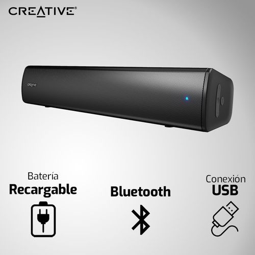 PARLANTE CREATIVE SOUND BAR STAGE AIR V2 10W/20W BT/USB/3.5MM 6H BATERIA