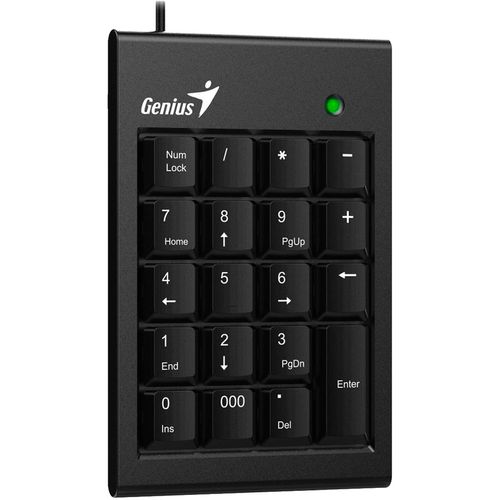 TECLADO NUMERICO GENIUS NUMPAD 110 TECLAS USB CHOCOLATE