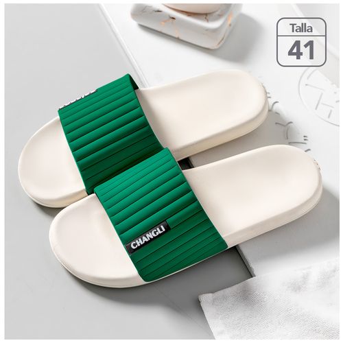 Sandalias Mujer Hombre Urbano Plomo Talla 41 Z20