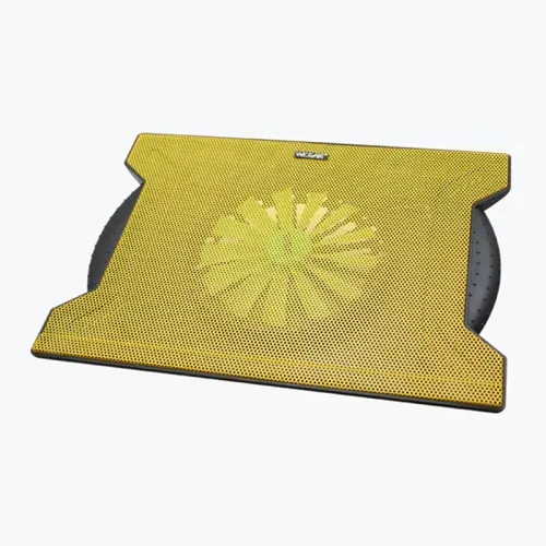 Wesdar - Base Cooler para Notebook 10-15in USB HUBx4 - Negro Amarillo