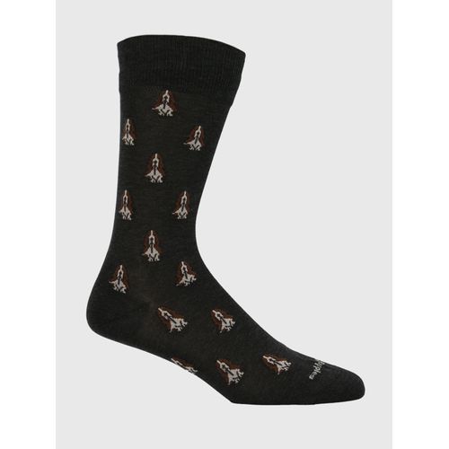 MEDIA PARA HOMBRE ALGODÓN/ELASTANO BASSET CHARCOAL HUSHPUPPIES