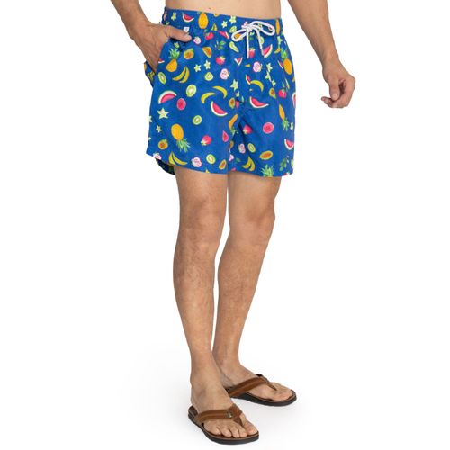 ROPA DE BAÑO PARA HOMBRE FIBRAS RECICLADAS IZAM AZUL ROCKFORD
