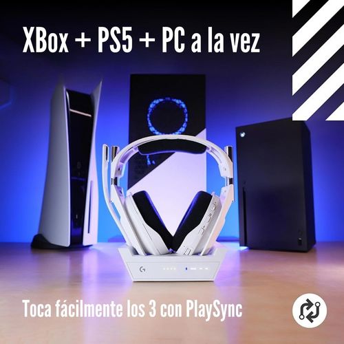 Astro - Audífono A50 X Wireless For PS5 Xbox PC - Blanco