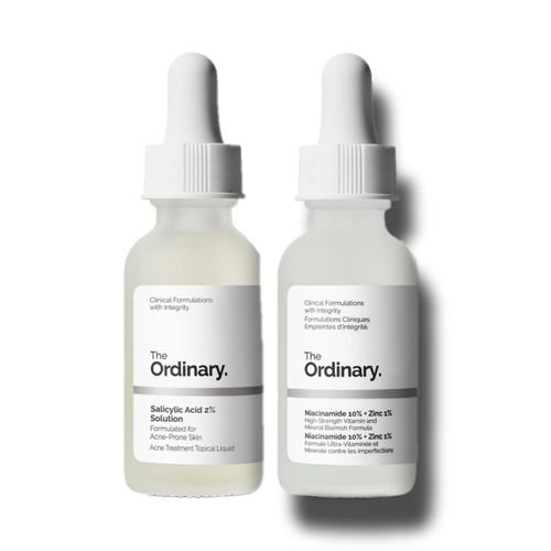 Pack salicylic acid 30ml + niacinamide 10% + Zinc 1% 30ml