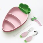 Pack-Babero-Buho-y-Set-Plato-Zanahoria-Rosado-para-bebe