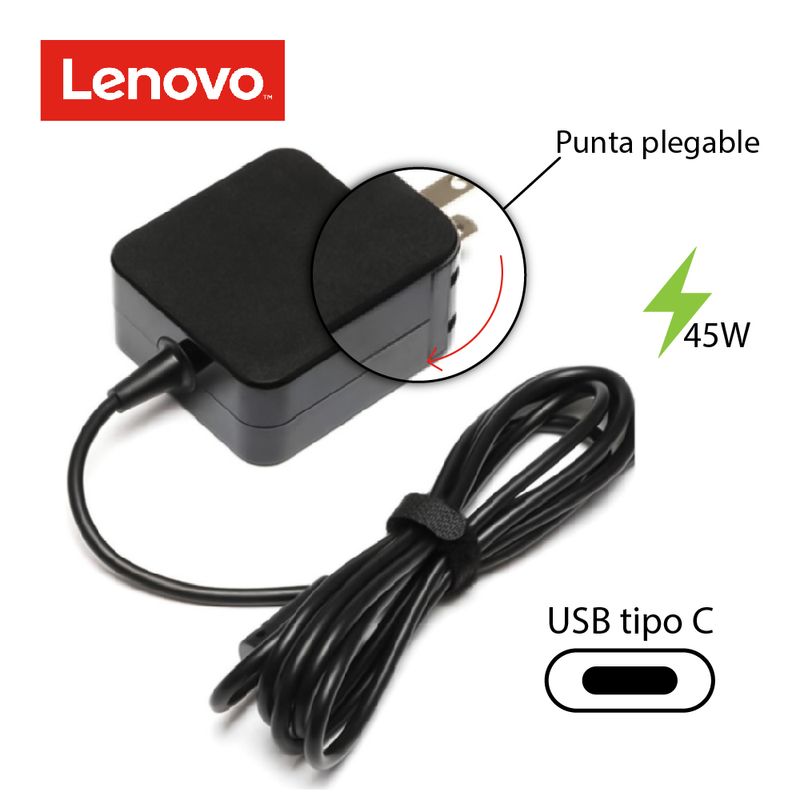 Cargador-Laptop-Lenovo-20V-225A-Tipo-C-45w-Retractil