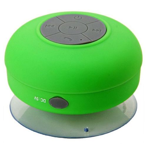 Parlantes Acuatico Bluetooth Manos Libres Microfono Ducha - VERDE