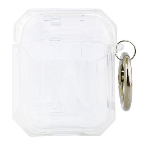 Case para Airpods 1ra y 2da generación, translucido blanco