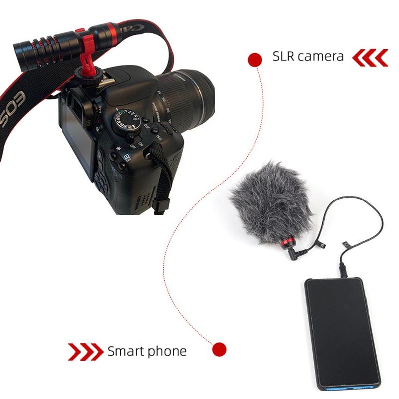 Microfono-de-cañon-cardiode-profesional-Astrid-CK-12-camaras-celular