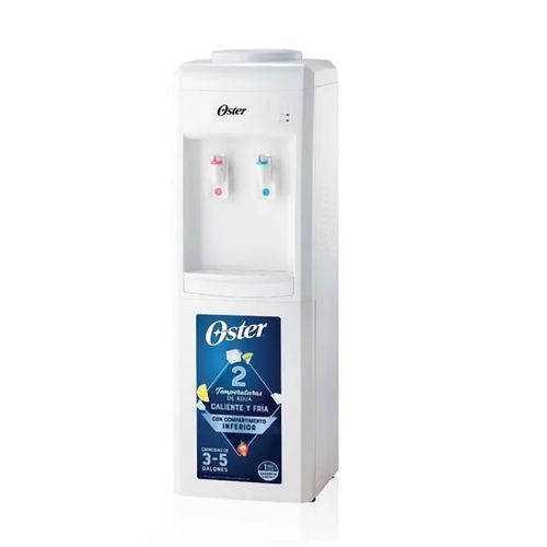 Dispensador de Agua Oster OS-PWDA8001W Blanco - Enfriador y Calentador (JYA)