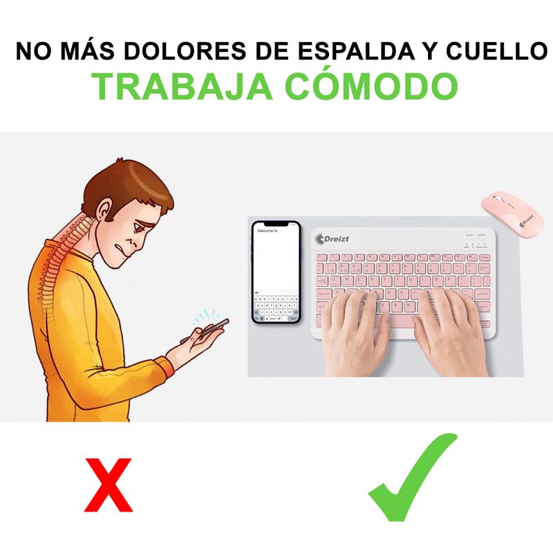 Kit-Teclado-y-Mouse-Inalambrico-Bluetooth-Multidipositivo-Dt100-Rosado
