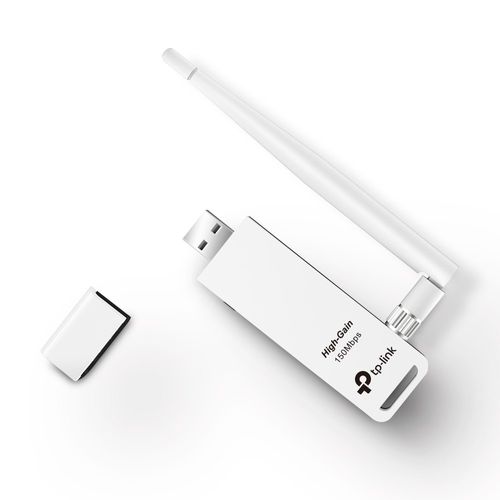 Adaptador USB Inalámbrico de Alta Ganancia 150Mbps TP LINK wifi 24Ghz