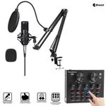 Microfono-Profesional-con-Consola-Tarjeta-de-Sonido-Bm-800-Dreizt-Black