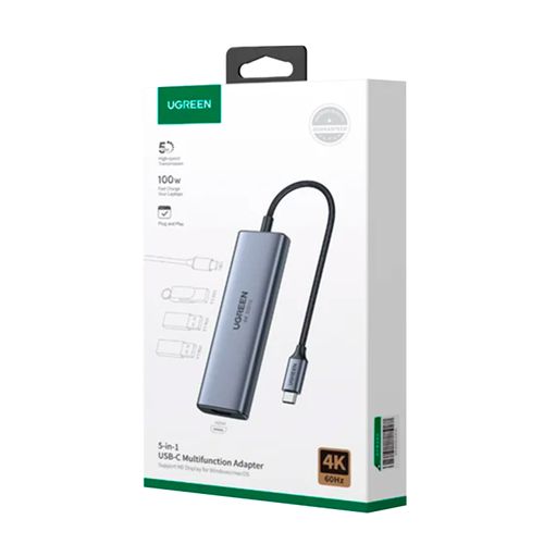 Adaptador UGREEN multifunción 5-1 - USB-C - CM511