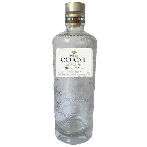 Pisco OCUCAJE Puro Quebranta Botella 700ml