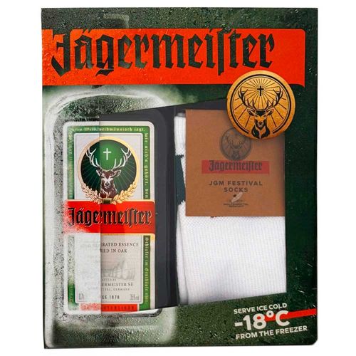 Licor JAGERMEISTER Botella 700ml + Medias