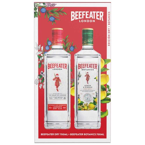 Pack Gin BEEFEATER London + Gin BEEFEATER Botanics Botella 700ml