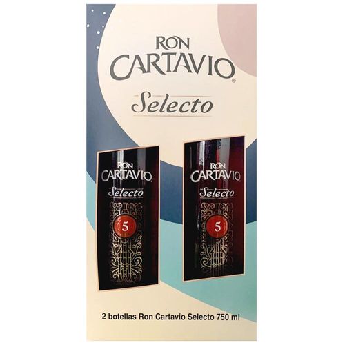 Ron CARTAVIO Selecto Botella 750ml Caja 2un