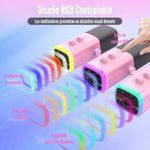 Fifine---Microfono-Ampligame-AM8-RGB-USB-XLR-Dynamic---Rosado