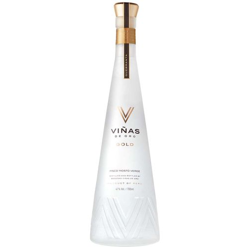 Pisco VIÑAS DE ORO Mosto Verde Quebranta Botella 700ml