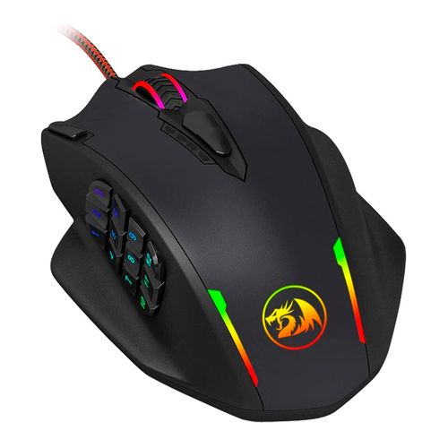 Redragon - Mouse Impact M908 Wired 12400 dpi - Negro