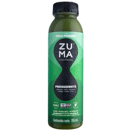 Jugo ZUMA Cold Pressed Pressidente Botella 355ml