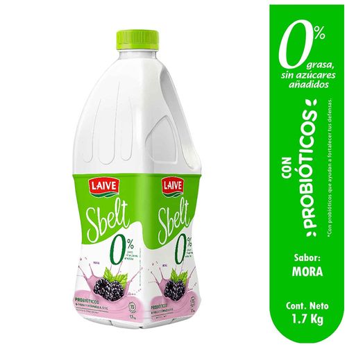 Yogurt SBELT Sabor a Mora Galonera 1.7Kg