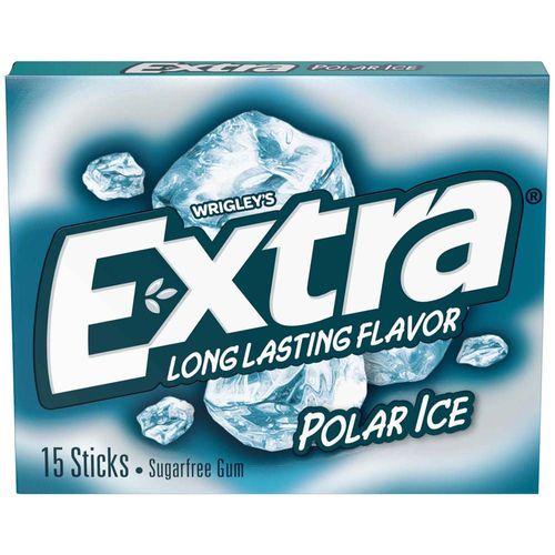 Goma de Mascar EXTRA MENTA Polar Ice Caja 15un