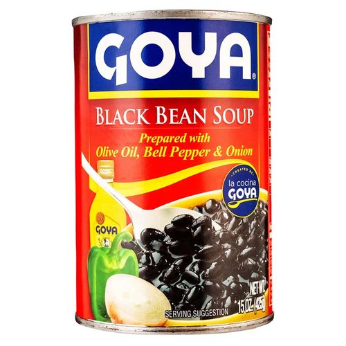 Sopa de Frejoles Negros GOYA Lata 425g