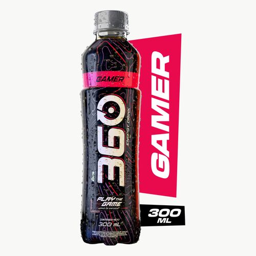 Bebida Energizante 360 Gamer Botella 300ml