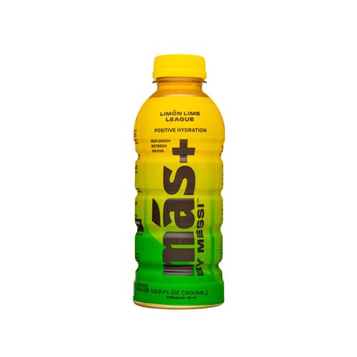 Bebida Rehidratante MÁS+ BY MESSI Limón Lime Botella 500ml