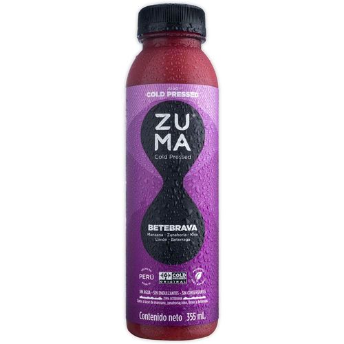 Jugo ZUMA Cold Pressed Betebrava Botella 355ml