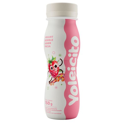 Yogurt Bebible YOLEICITO Sabor a Fresa Botella 50g