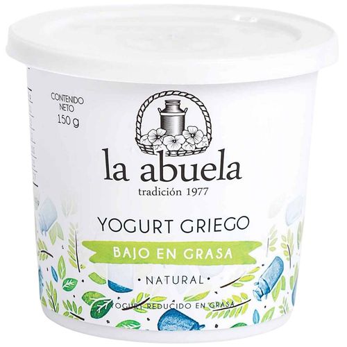 Yogurt Griego Natura LA ABUELA Bajo en Grasa 150gr