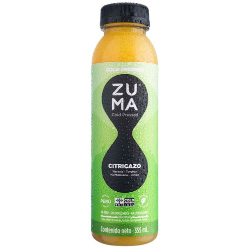 Jugo ZUMA Cold Pressed Citricazo Botella 355ml