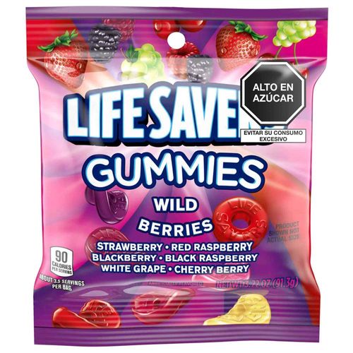 Gomitas Frutos Rojos LIFESAVERS Bolsa 91.3g