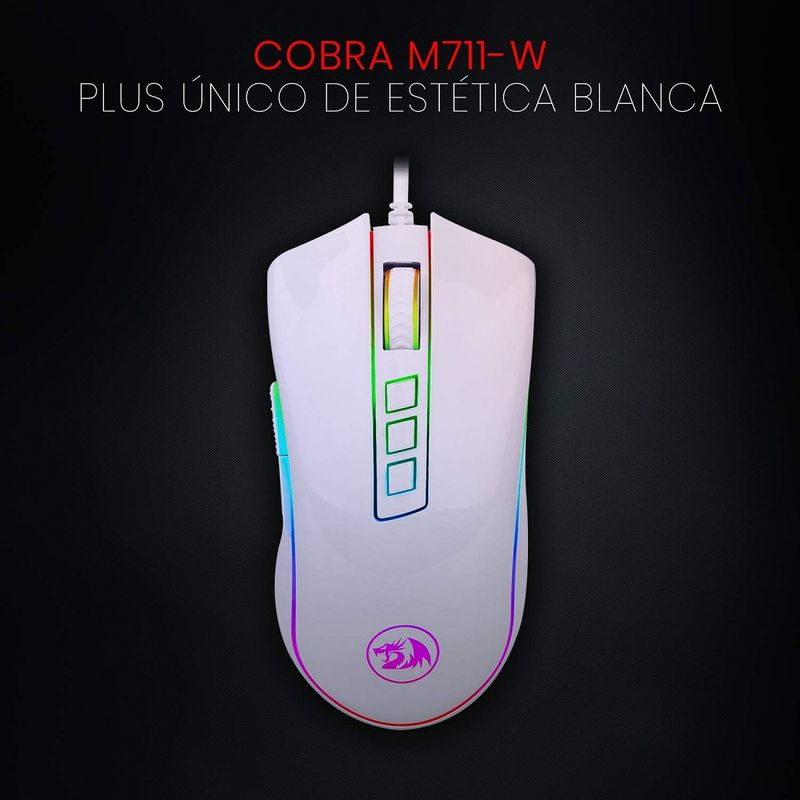 Redragon---Mouse-Cobra-M711-RGB-8-Botones-Programables-Blanco
