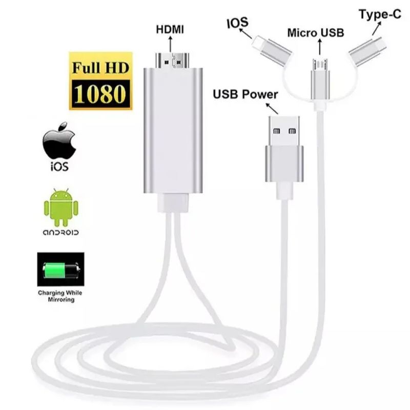 cable-adaptador-android-tipo-c-y-Lightning-a-hdmi-3-en-1-miraScreen